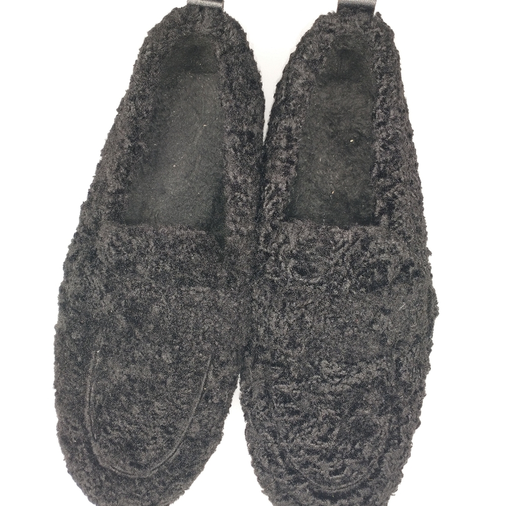 Faux Lambs Wool Loafers
